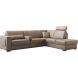 Hoeksalon rechts Muscolo bruin relaxfunctie excellent comfort