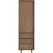 Opbergkast Calvo 202x060x040 cm bruin 3 lades