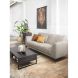 Salontafel Piastra 126x64 cm zwart