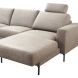 Hoeksalon links Moscato traagschuim beige relaxfunctie