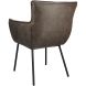 Eetkamerstoel Novile microleder donkergrijs