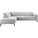 Hoeksalon links Bellanti lichtgrijs basic comfort
