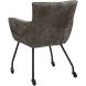 Eetkamerstoel Novile taupe met wiel
