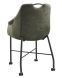 Armstoel Lucide met wieltjes groen