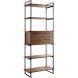 Wandkast Sistema 226x88x45 cm dark mango opstelling 4