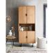 Boekenkast Aska (80 Cm) teak naturel brushed