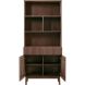 Boekenkast Arrosto eikenhout 203x90x45 cm Dark Roast