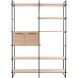Wandkast Sistema 226x166x45 cm misty oak opstelling 3