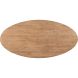 Eettafel Romaro 200x100 cm ovaal teak mix rough