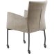 Armstoel Barola microvezel beige