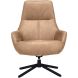 Draaizetel Vaneze microleder lichtbruin