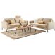 2,5 zit Moscato polyether beige relaxfunctie rechts