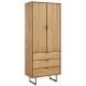 Boekenkast Aska (80 Cm) teak naturel brushed