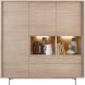 Opbergkast Famosa bruin 150x150x45 cm