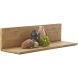 Wandplank Aska 80cm teak naturel brushed