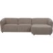 Hoeksalon rechts Lavanga taupe basic comfort