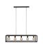 Hanglamp Tiamo zwart staal 5-lichts