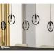 Hanglamp Girare zwart metaal 5-lichts