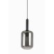 Hanglamp Peglio glas smoke zwart 1-lichts