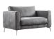 Loveseat Linoza (138 Cm) polyether zitting dark grey