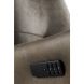 Relaxzetel Pianezzo elektrisch verstelbare rug voetensteun L bruin