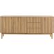 Dressoir Arrosto eikenhout 76x180x45 cm light roast