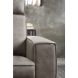 Hoeksalon Barrio pocketvering zitting bruin