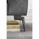 Loveseat Linoza (138 Cm) HR-schuim zitting dark grey