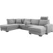 Hoeksalon links Florance polyether grijs