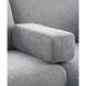 Hoeksalon links Puento gerecycled polyether HR-zitting grijs
