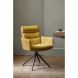 Eetkamerstoel Letta draaibaar velvet okergeel
