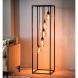 Vloerlamp frame amber glas 5-lichts - Lungo