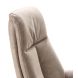Relaxzetel Serio beige donker hout premium comfort