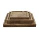 Dienblad Scaffale 50x50 teak wortel