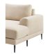 Hoeksalon links Aziri ecru supreme comfort