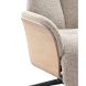 Relaxzetel Serio beige licht hout premium comfort