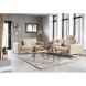 Bijzettafel Aska teak 65 cm rond naturel brushed