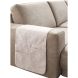 Hoeksalon links Moscato traagschuim beige relaxfunctie