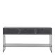 Sidetable Orizone (152 cm) zwart metaal