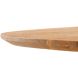 Eettafel Aska 200x100 cm ovaal teak naturel brushed