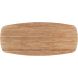 Eettafel Romaro 260x110 cm Deens ovaal teak mix rough