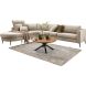Salontafel Aska teak 90 cm rond naturel brushed
