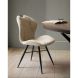 Eetkamerstoel Loana microvezel zandbeige