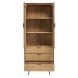 Boekenkast Aska (80 Cm) teak naturel brushed