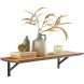 Wandplank Romaro 24x90 cm teak mix rough