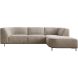 Hoeksalon rechts Pantini taupe supreme comfort