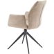 Eetkamerstoel Faido microvezel lichtbeige