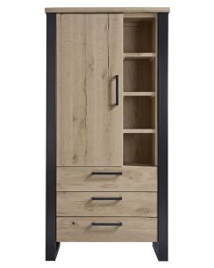 Opbergkast Verato (100 Cm) naturel grey