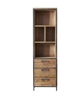 Boekenkast Romaro (55 Cm) teakhout mix rough