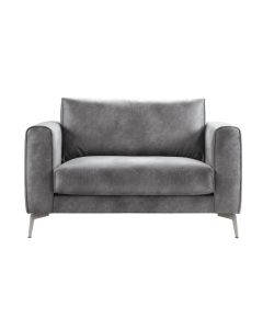 Loveseat Linoza (138 Cm) HR-schuim zitting dark grey